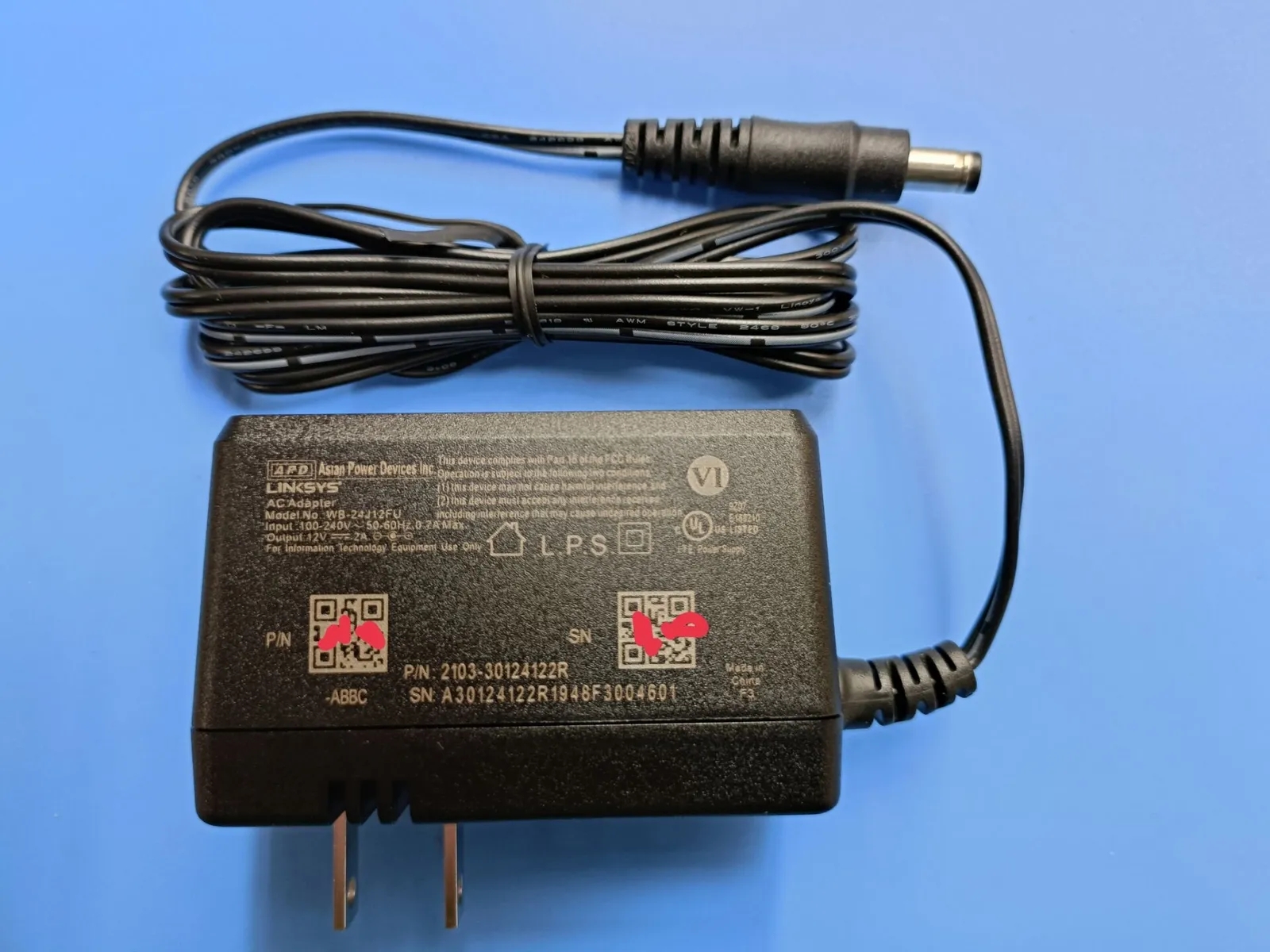 *Brand NEW*Genuine APD 12V 2A AC Adapter WB-24J12FU Power Supply